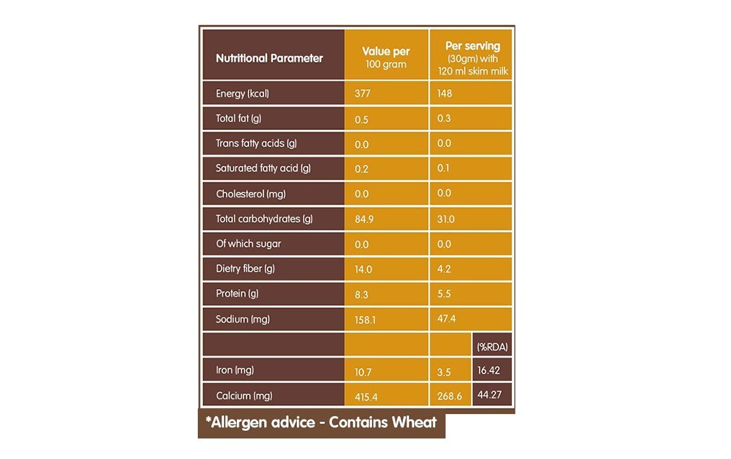 Farmerie Ragi Millet Flakes High Fibre   Pack  300 grams